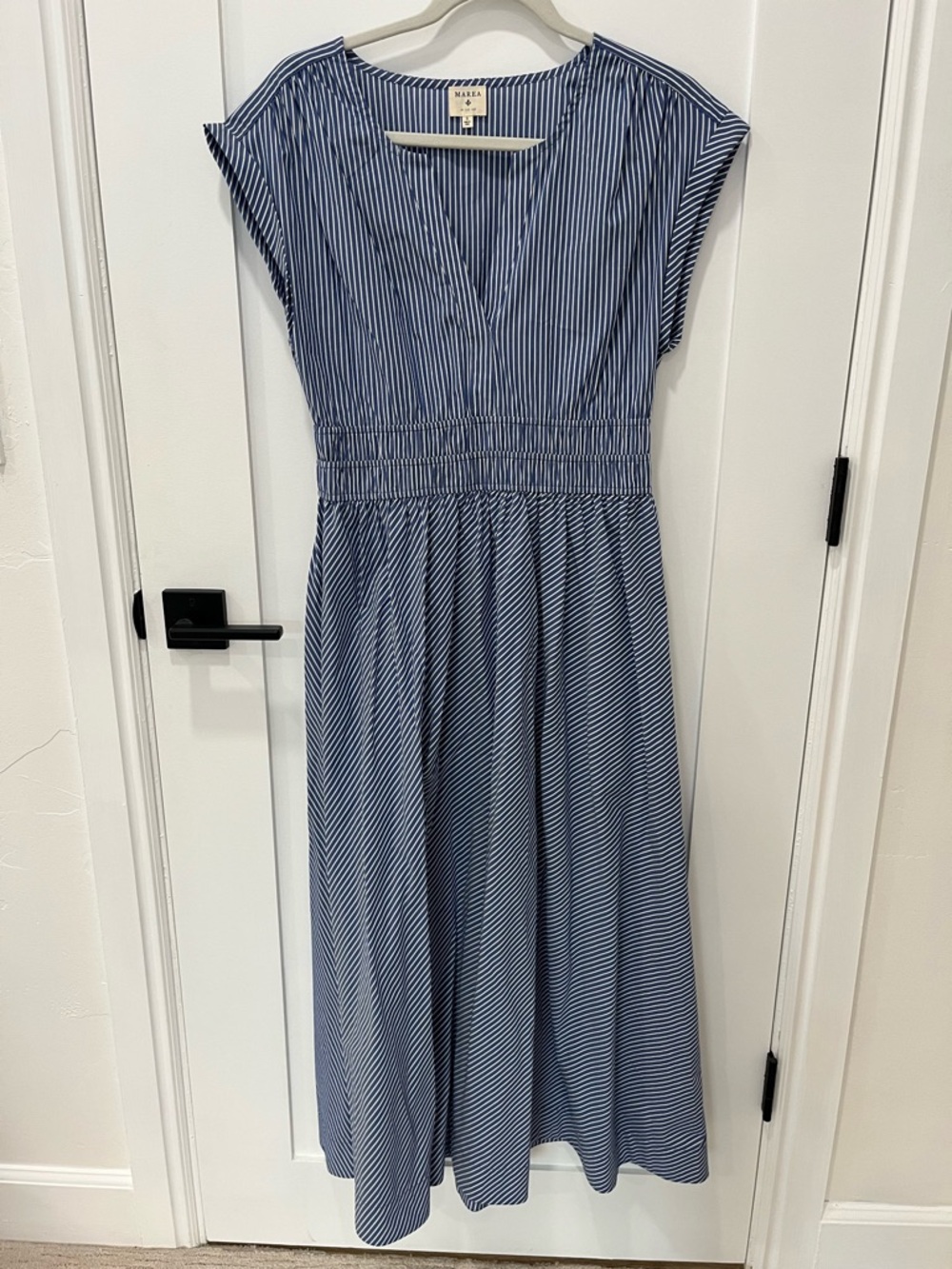 Blue Stripes Clara Dress by Marea